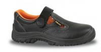 Apavi BASIC modeļu kurpes; izmērs: 42; drošības kategorija: S1P, SRC; purngals: metāla; meteriāls: āda; krāsa: melna; bez šņorēm