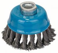 Stiepļu suka Wire brush 1 pcs, shape: circular conical, for power tools, for surface cleaning, directly on rust