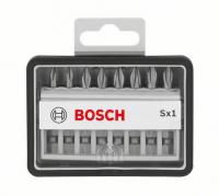 Skrūvgriežu galu kompl. Bosch 8-częściowy zestaw końcówek wkręcających Robust Line Sx Extra Hart, 49 mm, ISO 1173 E6.3, bez uchwytu uniwersalnego, PZ, PH