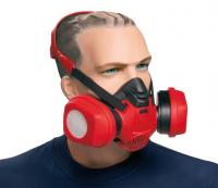 Krāsotāja maska SATA air star F pusmaskas komplekts ar A2 filtriem: P3 R D un putekļu filtri 10 gab.
