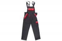 Cita veida aizsarg apģērbs un darba apģērbs Bikses, dungarees; garās, izmērs: M, krāsa: melna/sarkana