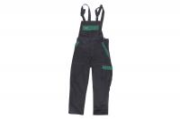 Cita veida aizsarg apģērbs un darba apģērbs Bikses, dungarees; garās, izmērs: L, krāsa: melna/zaļa
