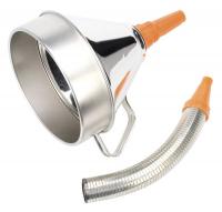Piltuve Sealey Funnel Metal with a flexible tip and a filter 200 mm