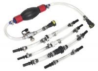 Degvielas padeves sistēmasapkopes un remonta instrumenti Rokas pumpis ar adapteriem degvielas sistēmas atgaisošanai  - FORD