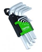 Iekšējo HEX atslēgu komplekti (seškantis) Seškantšu atslēgu komplekts: 1.5, 2, 2.5, 3, 4, 5, 6, 8 un 10 mm, īsie