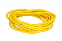 Kabeļi, elektroinstalācija iekārtām Elektriskais kabelis (vads)  FLY (dawny FLK) plastmasas izolācija PCW folijas maisiņā, 2,50  mm2 dzeltens 3 m  1