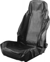 Pārsegi spārniem, sēdekļiem, stūrei Aizsargpārklājs sēdekļiem, daudzums: 1 gab., folija, materiāls: Ekoloģiska āda, krāsa: melna, atkārtoti lietojams, (EN) Seat overlay