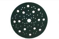 Polishing disc Spacer washer with hook and loop, disc 150mm, number of holes: 67, fitting brackets: hook and loop, piece 1pcs, waterproof: Yes, colour black