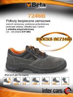 Apavi BASIC modeļu kurpes; izmērs: 42; drošības kategorija: S1P, SRC; purngals: metāla; meteriāls: zamšāda; krāsa: pelēka, ventilācijas perforējums