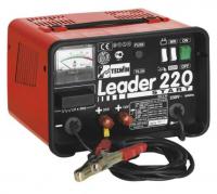 Lādētājs ar startēšanas atbalsta iespēju LEADER 220 akumulatoru lādētājs ar Booster funkciju 12/24 V, max. lādešanas strāva 20 A, max. palaišanas strāva 120 A, akumulatora ietilpība 30-400 Ah, 230 V 
