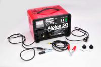 Lādētājs Akumulatora lādētājs ALPINE 50, uzlādes voltāža: 12/24 V TELWIN, ģeneratora uzlādes strāva: 45A, barošanas strāva: 230V, akumulatora veids: WET