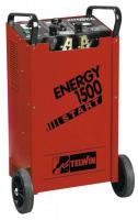Lādētājs ar startēšanas atbalsta iespēju ENERGY 1500 START akumulatora lādetājs ar Booster funkciju 12/24 V, max. lādēšanas strāva 130/220 A, max. starta strāva 1000/1300 A, akumulatora ietilpība 12 V: 70 -2000 Ah; 24 V: 70-4000 Ah, 400 V