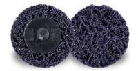 Abrazīvais sūklītis Abrazīvais disks Dysk Roloc Clean and Strip XO-DR Pro S XCRS, šķiedras, diametrs: 150mm, krāsa: violeta, rūsas noņemšanai, 2gab.
