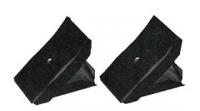 Riteņu bloķētāji Riteņa ķīlis 2 gab., materiāls: tērauda, izmēri 105x85x90