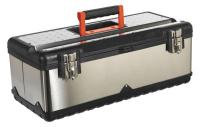 Instrumentu kaste bez aprīkojuma Instrumentu kaste, tērauda, krāsa: melna/pelēka x platums580mm x dziļums280mm x augstums225mm