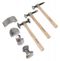 Citi virsbūves remonta instrumenti Baulēšanas instrumentu komplekts (āmuri, laktas), 7 gab.