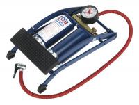 Pumpis/Pārnēsājams komresors Kājas pumpis ar manomatru riepu piepumpēšanai