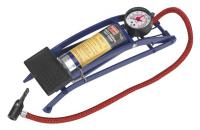 Pumpis/Pārnēsājams komresors Kajas pumpis ar manometru riepu pumpēšanai, spiediens: 0-7 bar.