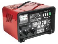 Lādētājs Akumulatora lādētājs SUPERBOOST200, uzlādes voltāža: 12/24 V SEALEY, cCA: 200A, ģeneratora uzlādes strāva: 45A, barošanas strāva: 230V