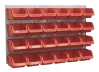Konteineri platēm 24pcs Board bin, width: 100mm, height: 75mm, depth: 110mm