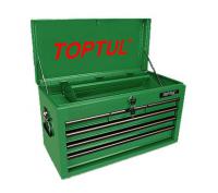 Instrumentu kaste bez aprīkojuma Papildu instrumentu kaste, metāls, atvilktņu skaits: 6, krāsa: zaļa x platums660mm x dziļums307mm x augstums378mm