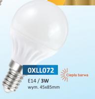 LED E14 spuldzes LED BULB P45, voltage 220/240V, thread/shaft type: E14, light beam: 260 lm, color temperature: 3000K, distribution angle: 200°, power: 3W