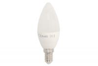 LED E14 spuldzes C37 LED spuldze, 220/240V, gaismas temperatūra: 3000K, apgaismošanas leņķis: 200°, jauda: 3W