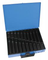 Rezerves daļas plauktiem un skapjiem Walizko-szuflada 20 komorowa, metalowa, niebieska