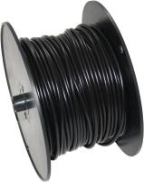 Kabeļi, elektroinstalācija iekārtām Elektriskais kabelis (vads) FLY (dawny FLK) plastmasas izolācija PCW na szpulach do odwijania, 1,5 mm2 melns 100 m