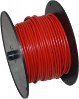 Kabeļi, elektroinstalācija iekārtām Elektriskais kabelis (vads) FLY (dawny FLK) plastmasas izolācija PCW na szpulach do odwijania, 1,5 mm2 sarkans 100 m