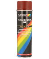 Grunts aerosolā Grunts kodinošā, sarkana, 0,5L, pielietošanas metode/tara: aerosols, 1K sērija; 1K sērija, WASH PRIMER