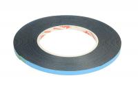 Divpusējā līmlenta Divpusēja lente amortizējošs paklājs, materiāls: putots, krāsa: melna, izmēri: 6mm/10m, daudzums iepakojumā: 1gab.