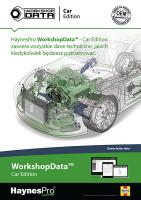 Servisu iekārtu programmnodrošinājums HaynesPro WorkshopData™ - CAR Edition Ultimate tehniskās datubāzes abonements 1 gadam vieglajām automašīnām 4 darba stacijām. 