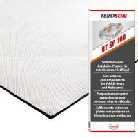 Slāpēšanas paklājs TEROSON BT SP100 (150012) ir laminēts pašlīpošs bitumena panelis, ko lieto skaņas un vibrācijas amortizēšanai. 50x25cm, 6gb